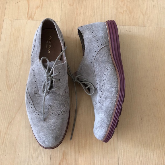 cole haan grand os suede